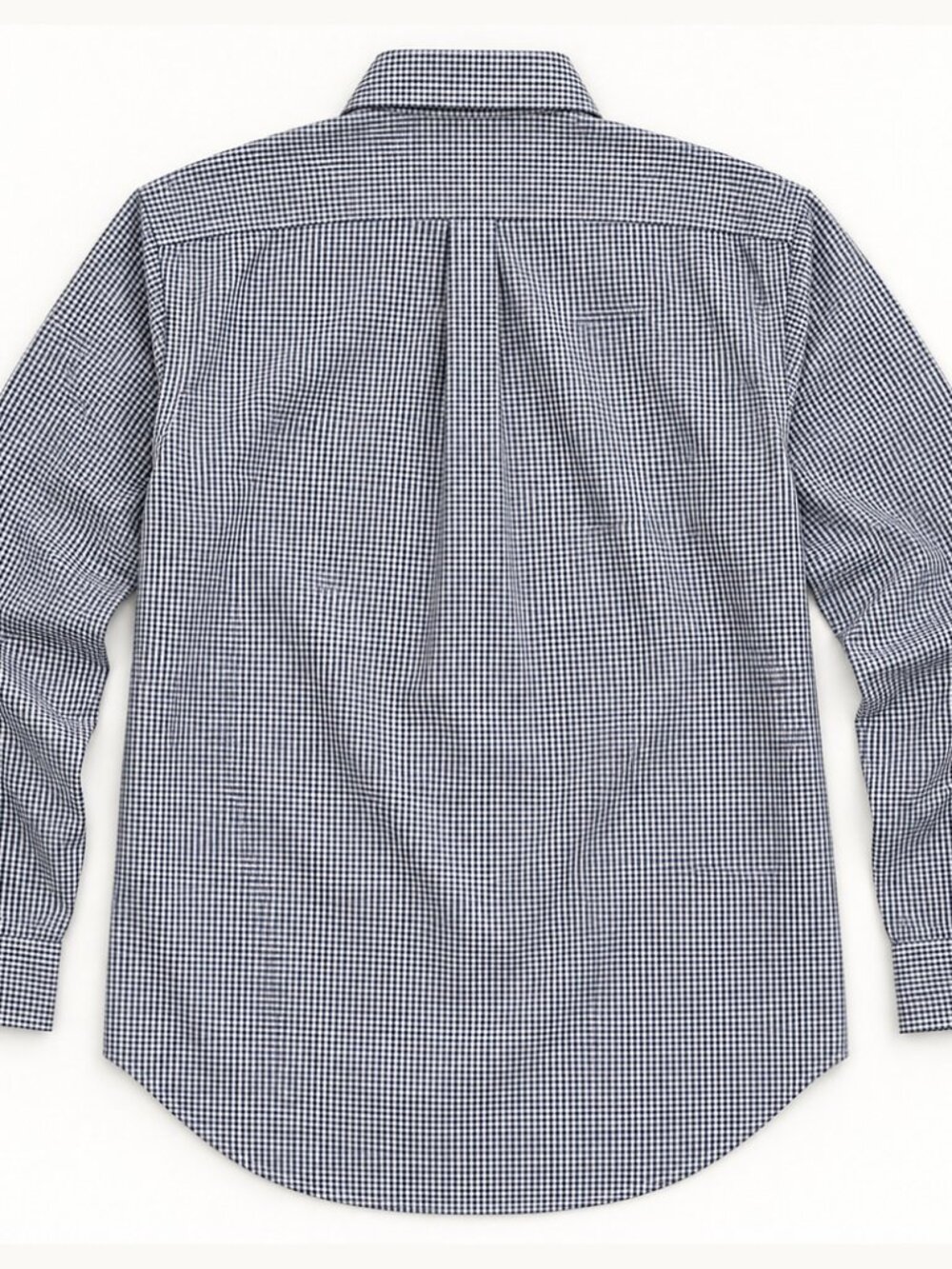 Brooks Brothers Gray Check Dress Shirt 18.5 34/35
